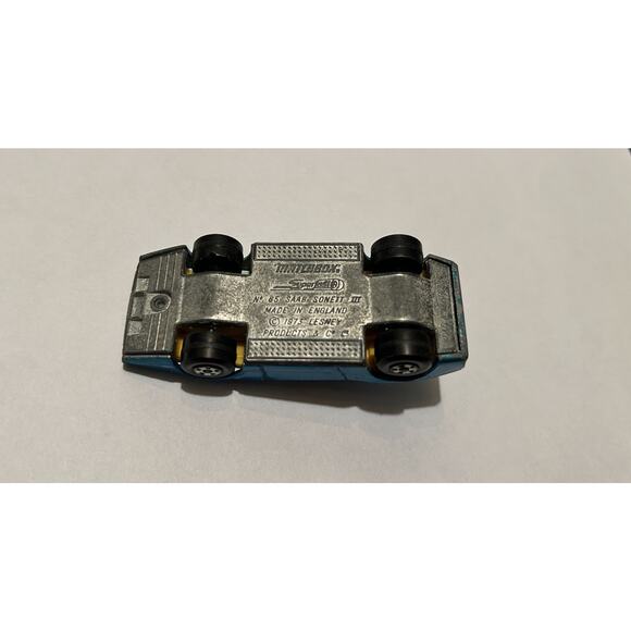 1973 MATCHBOX LESNEY SUPERFAST #65 SAAB SONETT III BLUE 1:64 DIECAST 2 7/8" CAR - Picture 3 of 3